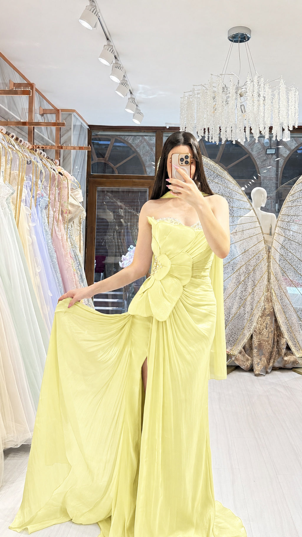 MENEKŞE ABİYE SARI — poz 4