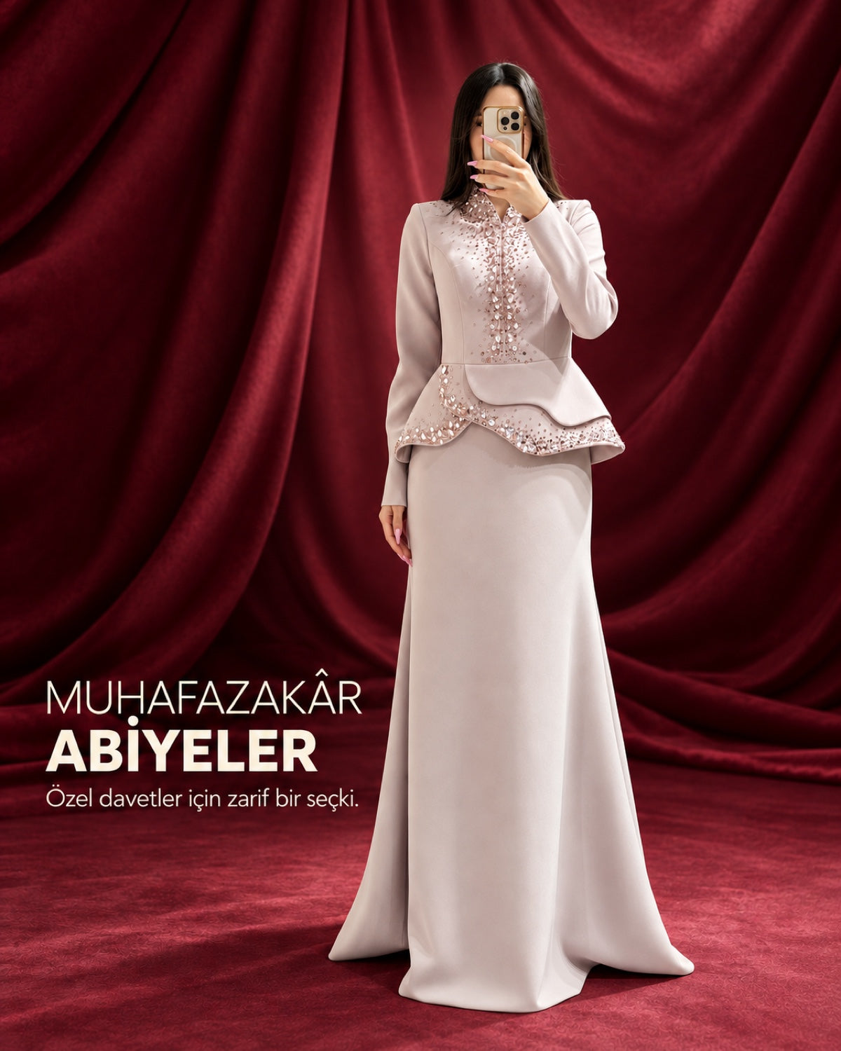 Muhafazakâr abiyeler — Mercan Abiye. Özel davetler için zarif bir seçki.
